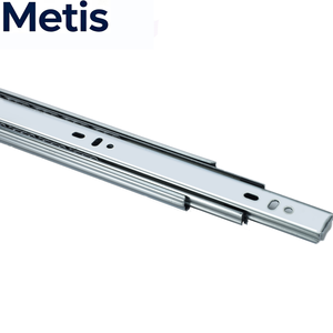 Gấp ba lần mở rộng đầy đủ bóng mang Ngăn kéo trượt-Kết thúc Kẽm với logo tùy chỉnh cho đường ray tủ - Product Image 5