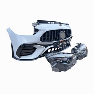 Pare-chocs avant pour Mercedes Benz Classe C <span class=keywords><strong>206</strong></span>, version améliorée AMG 63, avec radiateur et pack phares - Product Image 2