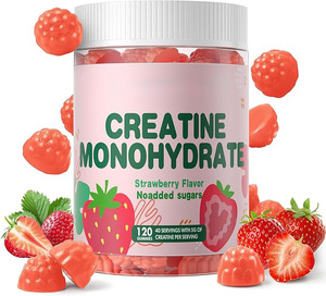 Custom High Quality Fruity Flavour Small MOQ Weight Gain <strong>Creatine</strong> <strong>Gummy</strong> With Private Label - Product Image 4