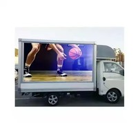Pantalla LED de Alta Luminosidad para Exteriores de 5000 cd a Todo Color P5P4, Remolque de Publicidad Móvil con Pantalla LED Montada en Camión, Garantía de 3 Años