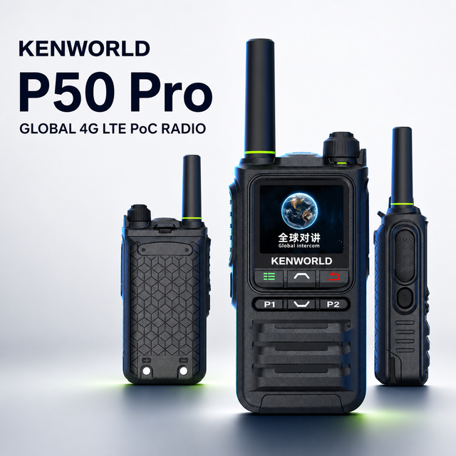 P50 Pro 4G LTE Global PoC Network Walkie Talkie Dual SIM Card Long Range PTT Two Way Radio Optional GPS Air Band Reception Radio