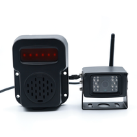 Caméra de recul sans fil alimentée par AI étanche IP68 1080P avec Speark 110db pour la détection des angles morts de camion