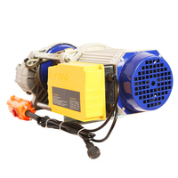 Nouvelle palan électrique à câble robuste 1 tonne, moteur 3 kW, capacité de charge 1,5T, vitesse de levage réglable, télécommande, aluminium