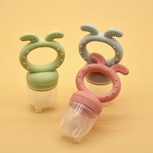 Sans BPA bébé mangeoire à fruits sucette enfant en bas âge aliments frais anneau <span class=keywords><strong>de</strong></span> dentition Silicone infantile jouet <span class=keywords><strong>de</strong></span> dentition pour 0-12 mois apaisant soulagement des gencives - Product Image 6