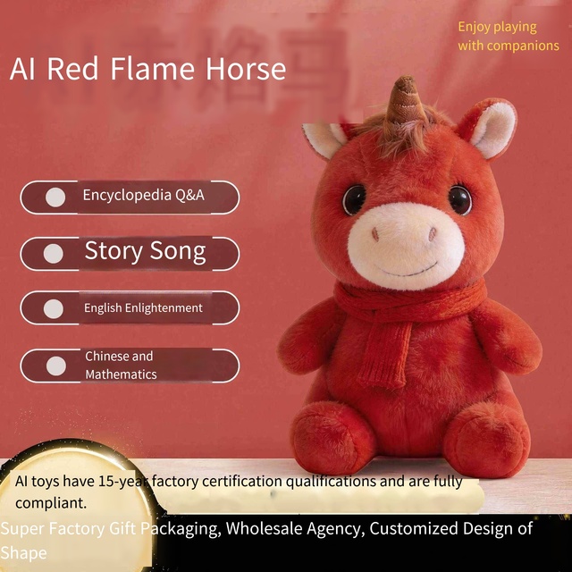 Children's AI Educational Plush Toy with Dialogue & Story Features for Early Learning