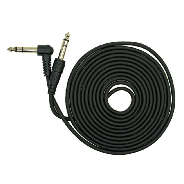 6.35mm Stereo TRS Phone Jack Guitar Audio Cable