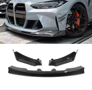 <span class=keywords><strong>Spoiler</strong></span> Anteriore in Fibra di Carbonio Stile V 3 Pezzi per <span class=keywords><strong>BMW</strong></span> G80 M3 G82 M4 Kit Carrozzeria Labbro Anteriore - Product Image 2
