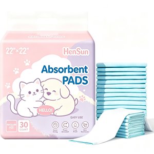 Alèses absorbantes jetables pour animaux de compagnie, anti-fuites, séchage rapide, 22x22 pouces, lot de 30, personnalisables - Product Image 1