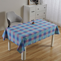 Nappe de table RNPT en PVC, motif abstrait arc-en-ciel, translucide, multicolore, rectangulaire, pour tables de fête
