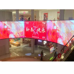 Noise-free Easy installation P16-33 Advertising LED Display Size Module 3840hz LED Panel Curtain LED Screen Display