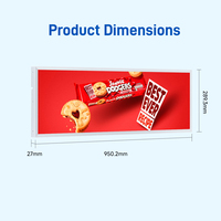 MinewTag OEM SDK - Pantalla LCD Digital de 37.6 Pulgadas, Pantalla TFT IP65, Solución de Exhibición para Interiores en Centros Comerciales