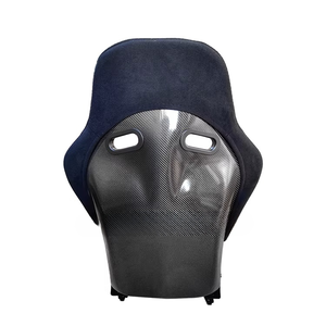 Asientos de Carreras MR Black Velvet para Coche, Asientos de Fibra de Carbono Tipo Bucket para <span class=keywords><strong>Leon</strong></span>, Asientos de Competición Senna de Alto Rendimiento - Product Image 5