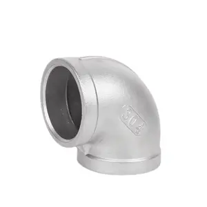 304 Stainless Steel Elbow Female Thread 90 Degree Elbow Support Customization Pipe Fitting Elbow