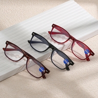 ZY18120 TR Slim bleu rouge cadre presbytie lunettes de lecture pour femmes approvisionnement en gros Flexible lunettes correctives moins 250