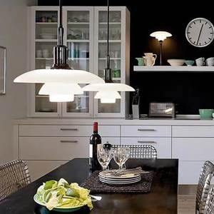 Lustre rond en fer et verre de style nordique vintage danois <span class=keywords><strong>PH3</strong></span>, haut de gamme, blanc jade, garantie de 2 ans pour restaurant, salon, chambre à coucher - Product Image 3