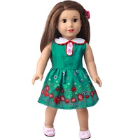 Accessoires de poupée de 18 pouces directs d'usine de vêtements, robe de poupée