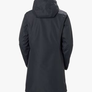 Veste à capuche imperméable pour femme avec logo personnalisé |   Manteau en polyester coupe-vent |   OEM/ODM acceptés - Product Image 4