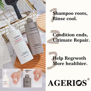 Agerios Biologische Haaruitvalbestrijding & Anti-roos <span class=keywords><strong>Shampoo</strong></span> voor Droog Haar Versterkt & Verdikt Haargroei <span class=keywords><strong>Shampoo</strong></span> - Product Image 3