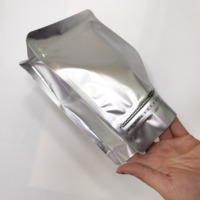 Sachets refermables personnalisés en PE écologique et recyclable, résistants à l'humidité, à fond plat, avec fermeture éclair, en aluminium doré, pour gelée