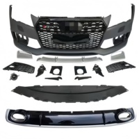 Kit carrosserie style RS7, pare-chocs avant, calandre, diffuseur arrière, échappement quadruple pour Audi A7 C7 2012-2015