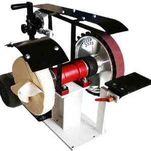 Máquina de pulido de acero inoxidable con banda de tela, equipo de pulido tipo máquina de banda, lijadora de arco de banda - Product Image 6