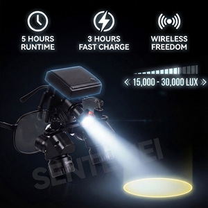 Occhiali Ingrandenti Dentali LED Wireless 4X-6X TTL Prismatici, Montatura Ergonomica Binoculare Regolabile per Chirurgia e Restauro Dentale - Product Image 4