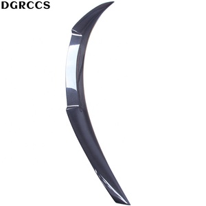 สปอยเลอร์หลังคาร์บอนไฟเบอร์ขัดเงาแบบ M4 สำหรับ Q60 Q60S ปี 2013-2023 พร้อมเทปติดตั้ง - Product Image 6