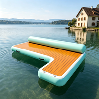 Canapé flottant gonflable de luxe personnalisable DWF Air Floats Pontoon pour fêtes