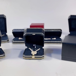 Jewelry Box Packaging Luxury Fancy Letterette Paper Jewelry Gift Box Set <b>case</b> for Ring Earring Pendant Storage - Product Image 5