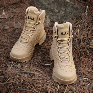 DF022 SFB20 Huangfinye Mesh Tactical <b>Boots</b> Breathable Outdoor <b>Hiking</b> High Top Summer Lightweight Non Slip - Product Image 4