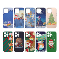 Film d'impression par transfert thermique par sublimation 3D avec motif personnalisé pour coque de téléphone portable PC pour iPhone 15 14 Pro Max 13 12 11