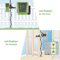 Détecteur laser industriel LR-8RG, récepteur numérique, faisceau vert et rouge, double lampe LED, auto-nivelant électronique, grande portée