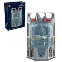 Jie Star X98002 MOC Station de Recherche Laboratoire Briques Modèles à Assembler Kits Décoration de Bureau Cadeaux pour Adultes Blocs de Construction