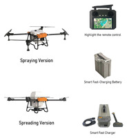 Drones agricoles neufs avec réservoir et système de pulvérisation double atomisation, accessoire caméra pour drones agricoles