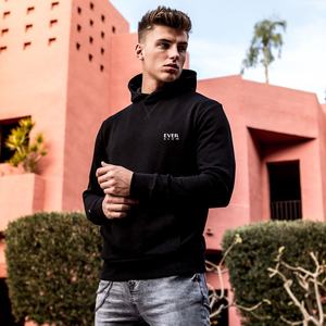 Sudadera con capucha personalizada para hombre, Jersey grueso liso a la moda - Product Image 4