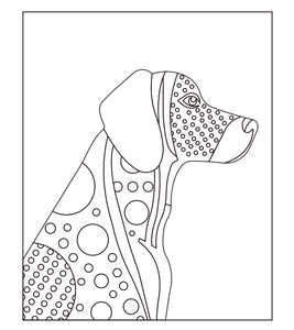 Kit Pittura Glitter Antistress - Kit Artistico Fai <span class=keywords><strong>da</strong></span> Te Pop Art Cane <span class=keywords><strong>Dalmata</strong></span> con Lamina Olografica per Adulti e Bambini - Product Image 2