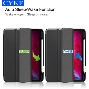 Étui pour tablette personnalisable CYKE avec emplacement pour stylet, support intelligent, coque arrière en TPU pour <span class=keywords><strong>Apple</strong></span> <span class=keywords><strong>iPad</strong></span> <span class=keywords><strong>Pro</strong></span> <span class=keywords><strong>11</strong></span> pouces 2021 - Product Image 6