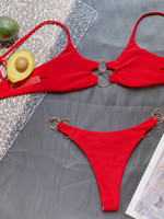 Traje de Baño Transparente para Mujer, Bikini