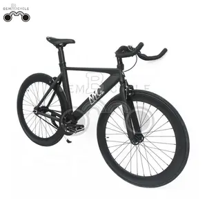Oembycle 700c肌肉框架黑色库存可用固定齿轮自行车