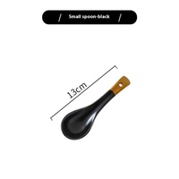 Ensemble de vaisselle en céramique de luxe avec bol et assiette modernes en or noir mat pour le dîner en famille
