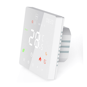 Thermostat intelligent WiFi Tuya pour chauffage au <span class=keywords><strong>sol</strong></span> électrique, écran couleur, régulateur de température pour chaudière à eau/<span class=keywords><strong>gaz</strong></span>, moderne pour hôtels - Product Image 6