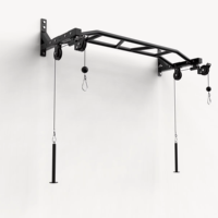 Machine à câble à poulie multifonctionnelle Barre de traction murale pour équipement de fitness et de musculation Barre de traction murale