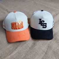 Gorra de Béisbol de 5 Paneles con Logo Personalizado para Promoción, Gorra de Béisbol de Algodón de 5 Paneles Bordada, Gorras Deportivas
