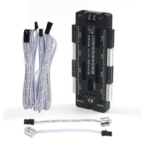 Système anti-court-circuit DC12/24V contrôleur de lumière d'escalier LED à 32 étapes capteur de mouvement PIR automatique contrôleur d'éclairage d'escalier