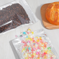 Sachets Doypack Personnalisés à Impression Frontale Transparente et Dos en Aluminium, Refermables avec Fermeture Zip, pour Emballage Alimentaire en Mylar