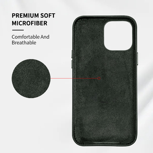 Étui de téléphone Wintop, nouveau style, en cuir véritable et microfibre, pour <span class=keywords><strong>iPhone</strong></span> 14/13/12, type sac bandoulière, housse de protection professionnelle - Product Image 4