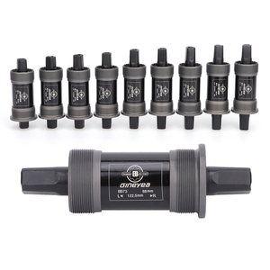 Boîtier <span class=keywords><strong>de</strong></span> <span class=keywords><strong>pédalier</strong></span> <span class=keywords><strong>carré</strong></span> 103-126 mm pour VTT/vélos pliants, avec roulement à cartouche scellé, <span class=keywords><strong>axe</strong></span> <span class=keywords><strong>de</strong></span> roue, ajustement universel, sans entretien - Product Image 1