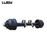 Essieu de levage LUEN Style 9 tonnes avec suspension pneumatique, frein à tambour, longueur de piste 1840 mm, compatible ABS, OEM