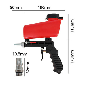 Portable Gravity Type Sandblasting Gun Pneumatic <b>Sandblaster</b> For Rust Removal And Descaling Stripping Small Machine A1222 - Product Image 4
