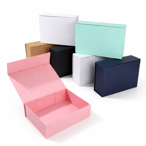 Boîte rigide pliable de luxe en matériaux recyclés avec pelliculage brillant pour accessoires mobiles, électronique grand public, boîte cadeau - Product Image 2